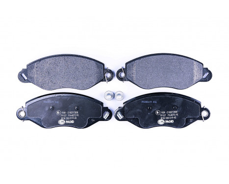 Brake Pad Set, disc brake 8DB 355 019-451 Hella