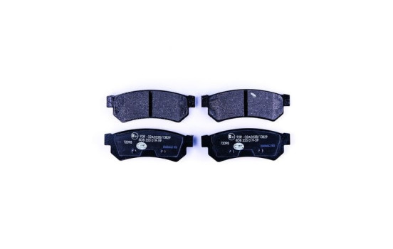 Brake Pad Set, disc brake 8DB 355 019-591 Hella