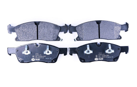 Brake Pad Set, disc brake 8DB 355 019-621 Hella