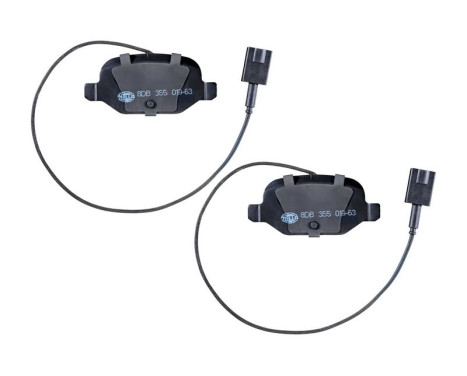 Brake Pad Set, disc brake 8DB 355 019-631 Hella, Image 6