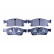 Brake Pad Set, disc brake 8DB 355 019-701 Hella