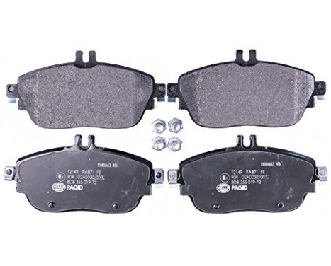 Brake Pad Set, disc brake 8DB 355 019-721 Hella