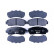 Brake Pad Set, disc brake 8DB 355 019-761 Hella