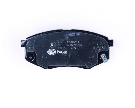 Brake Pad Set, disc brake 8DB 355 019-791 Hella, Image 3