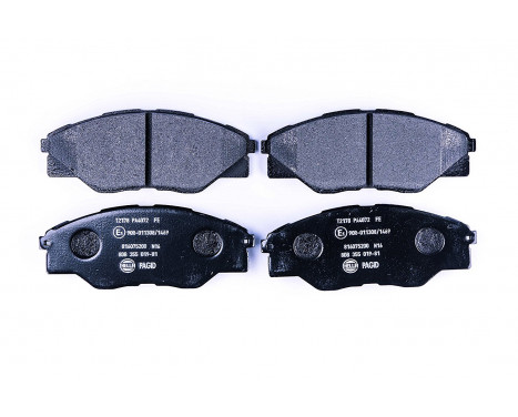 Brake Pad Set, disc brake 8DB 355 019-811 Hella