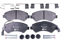 Brake Pad Set, disc brake 8DB 355 019-901 Hella