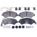 Brake Pad Set, disc brake 8DB 355 019-901 Hella