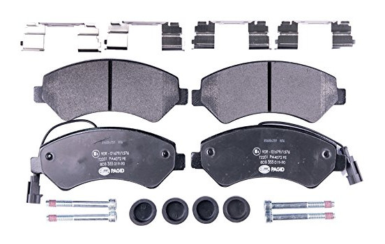 Brake Pad Set, disc brake 8DB 355 019-901 Hella