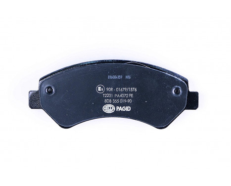 Brake Pad Set, disc brake 8DB 355 019-901 Hella, Image 2