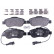 Brake Pad Set, disc brake 8DB 355 019-921 Hella