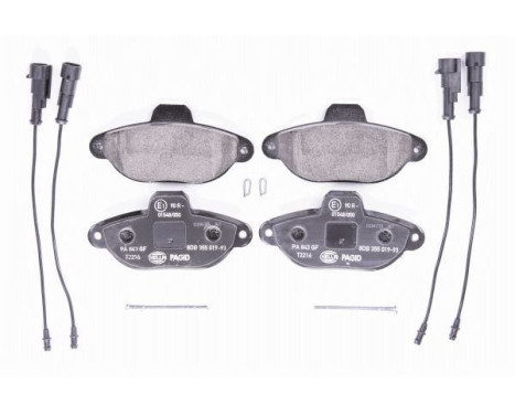 Brake Pad Set, disc brake 8DB 355 019-931 Hella Pagid GmbH, Image 5