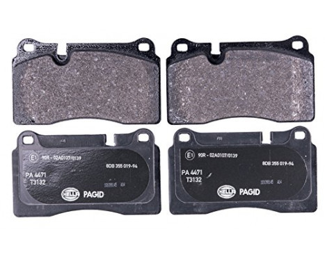 Brake Pad Set, disc brake 8DB 355 019-941 Hella