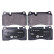 Brake Pad Set, disc brake 8DB 355 019-941 Hella