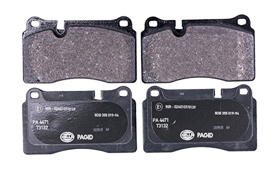 Brake Pad Set, disc brake 8DB 355 019-941 Hella