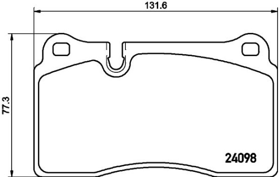 Brake Pad Set, disc brake 8DB 355 019-941 Hella, Image 7