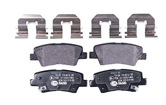 Brake Pad Set, disc brake 8DB 355 019-981 Hella