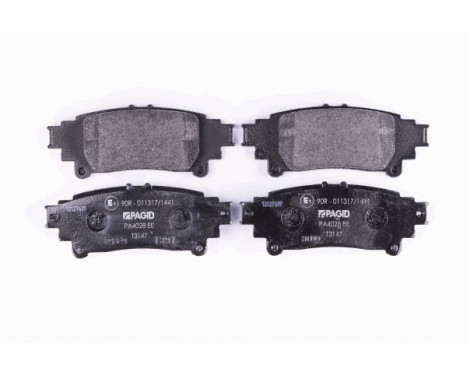 Brake Pad Set, disc brake 8DB 355 020-001 Hella