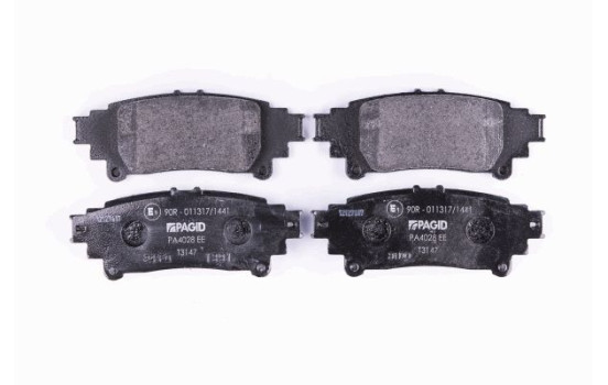 Brake Pad Set, disc brake 8DB 355 020-001 Hella
