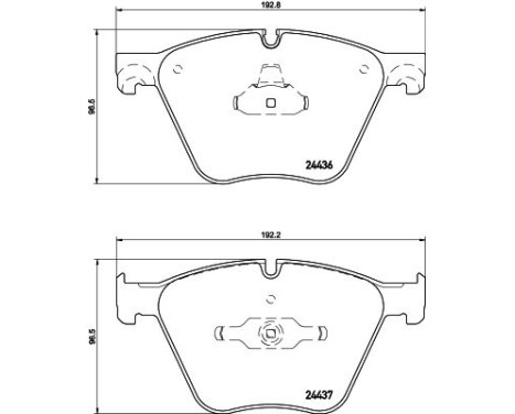 Brake Pad Set, disc brake 8DB 355 020-121 Hella, Image 4