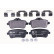 Brake Pad Set, disc brake 8DB 355 020-161 Hella