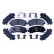 Brake Pad Set, disc brake 8DB 355 020-171 Hella