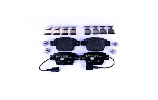 Brake Pad Set, disc brake 8DB 355 020-181 Hella, Image 4