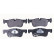 Brake Pad Set, disc brake 8DB 355 020-201 Hella
