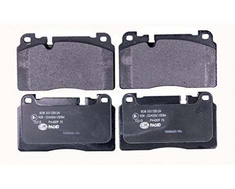 Brake Pad Set, disc brake 8DB 355 020-241 Hella