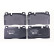 Brake Pad Set, disc brake 8DB 355 020-241 Hella