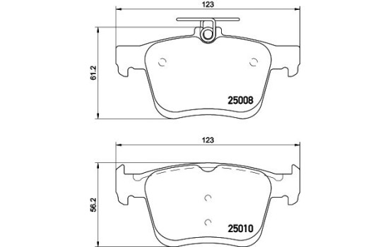 Brake Pad Set, disc brake 8DB 355 020-271 Hella, Image 7