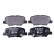 Brake Pad Set, disc brake 8DB 355 020-291 Hella