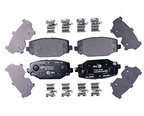 Brake Pad Set, disc brake 8DB 355 020-311 Hella