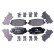 Brake Pad Set, disc brake 8DB 355 020-311 Hella