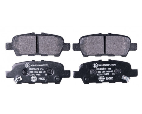 Brake Pad Set, disc brake 8DB 355 020-401 Hella