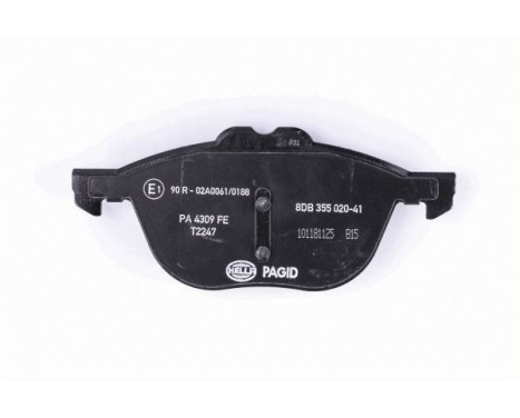 Brake Pad Set, disc brake 8DB 355 020-411 Hella Pagid GmbH, Image 6
