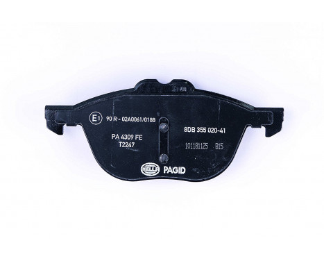 Brake Pad Set, disc brake 8DB 355 020-411 Hella, Image 3