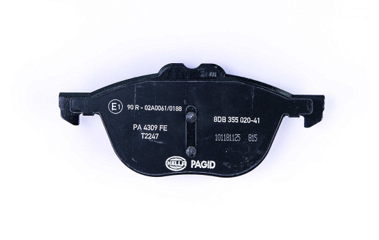 Brake Pad Set, disc brake 8DB 355 020-411 Hella, Image 3