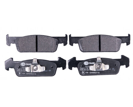 Brake Pad Set, disc brake 8DB 355 020-421 Hella