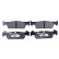 Brake Pad Set, disc brake 8DB 355 020-421 Hella