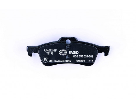 Brake Pad Set, disc brake 8DB 355 020-501 Hella, Image 3