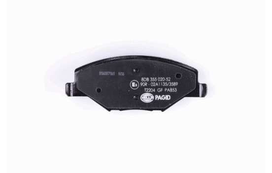 Brake Pad Set, disc brake 8DB 355 020-521 Hella, Image 2