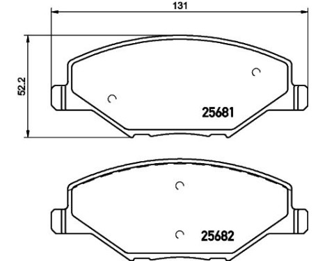 Brake Pad Set, disc brake 8DB 355 020-521 Hella, Image 7