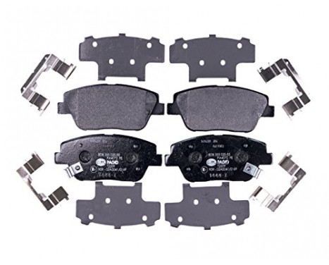 Brake Pad Set, disc brake 8DB 355 020-551 Hella