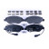 Brake Pad Set, disc brake 8DB 355 020-561 Hella