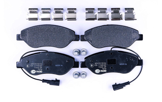 Brake Pad Set, disc brake 8DB 355 020-561 Hella
