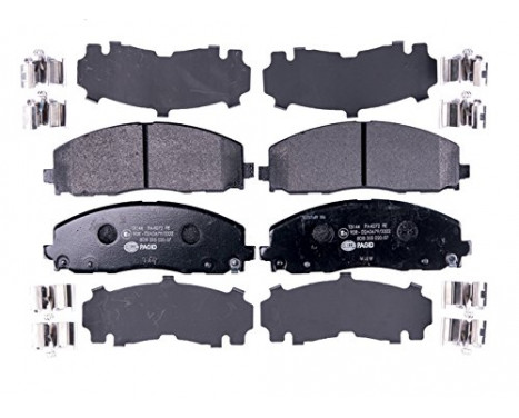 Brake Pad Set, disc brake 8DB 355 020-571 Hella