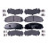 Brake Pad Set, disc brake 8DB 355 020-571 Hella