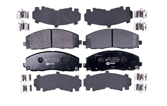 Brake Pad Set, disc brake 8DB 355 020-571 Hella