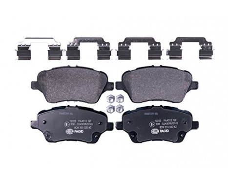 Brake Pad Set, disc brake 8DB 355 020-621 Hella