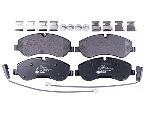 Brake Pad Set, disc brake 8DB 355 020-691 Hella